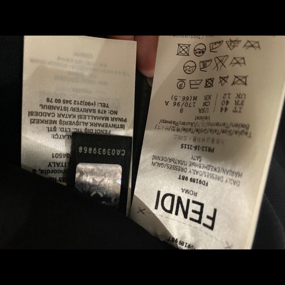 Fendi off the shoulder dress - Picture 6 of 8